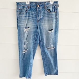 American Eagle Boy Crop Jeans size 14